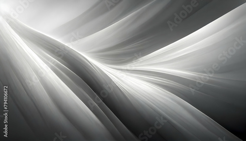 Abstract smooth gary and white background blurred on digital art concep