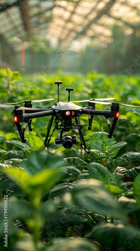 b'Agriculture technology concept, smart farming and digital transformation in agriculture'