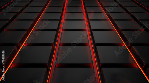 Black and Red minimalist and sleek Luxury pattern