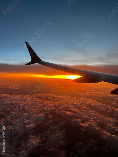 airplane in the sky