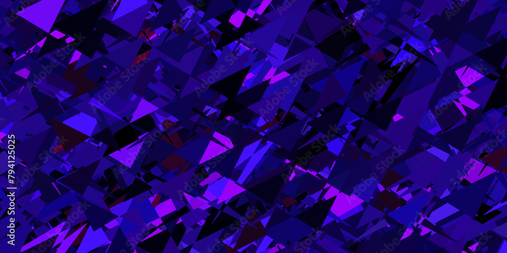 Dark purple, pink vector layout with triangle forms. Dark purple, pink vector layout with triangle forms.