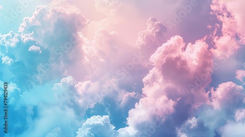 ethereal pastel cloud background dreamy and soft abstract illustration created with ai tools