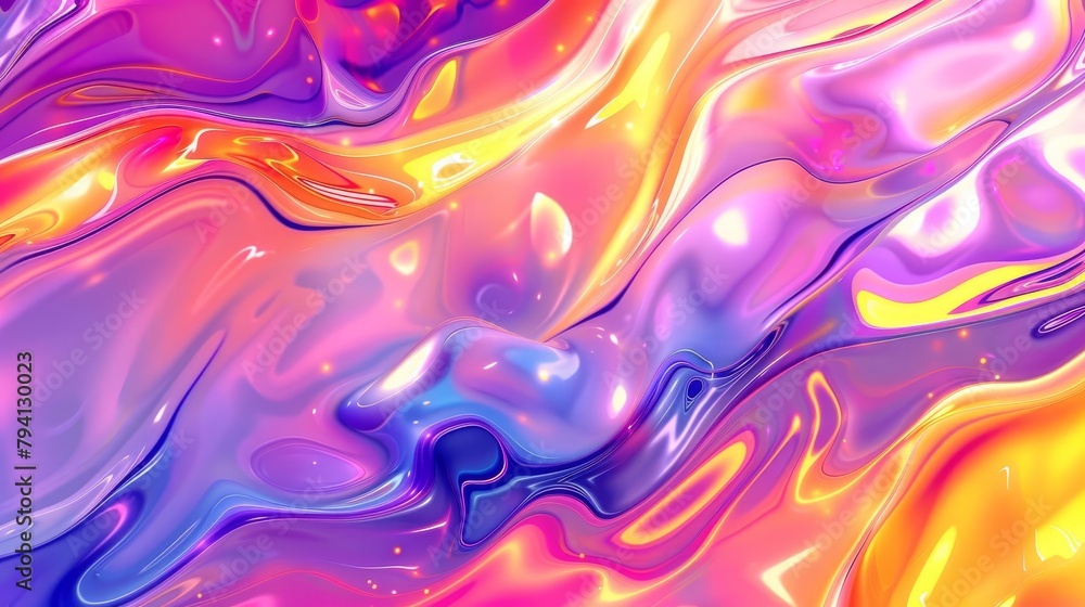 fluid abstract patterns background colorful dynamic shapes and forms digital art