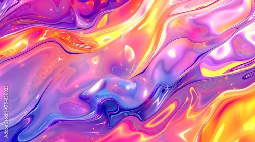 fluid abstract patterns background colorful dynamic shapes and forms digital art