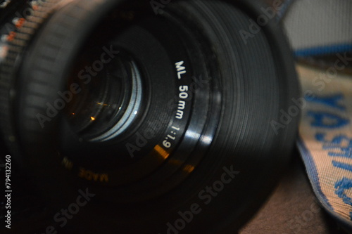 Obbiettivo 50mm reflex analogica photo