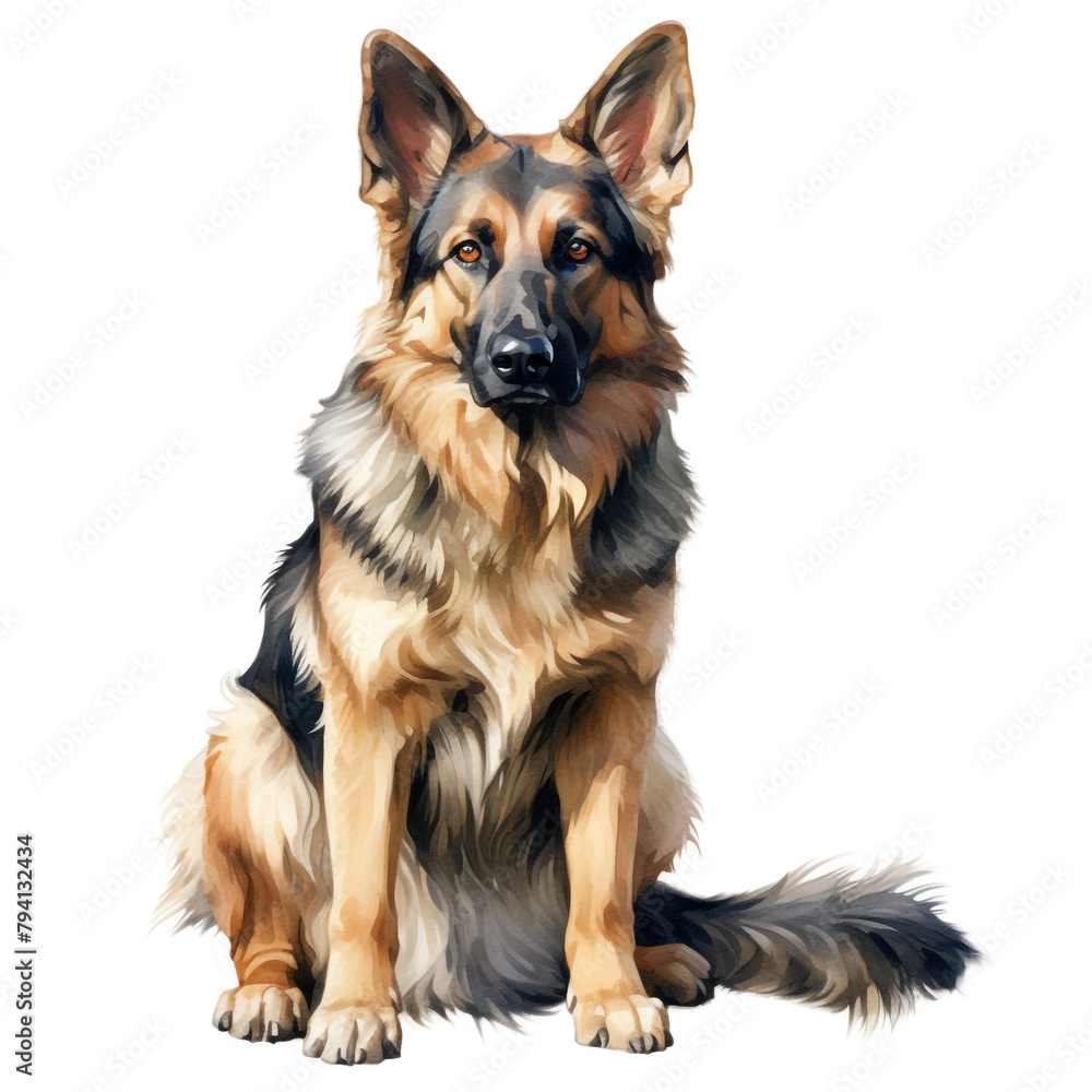 clipart german sheperd sitting сreated with Generative Ai clipart german sheperd sitting сreated with Generative Ai