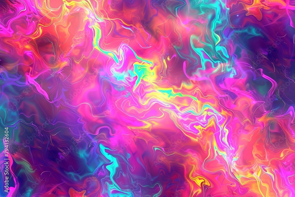 Vibrant Abstract Color Waves Vibrant Abstract Color Waves