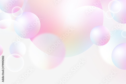 Abstract geometric background gradient soft light pastel bokeh for Graphic Business background hitech technology digital design illustration web template background backdrop desktop wallpaper bubbles