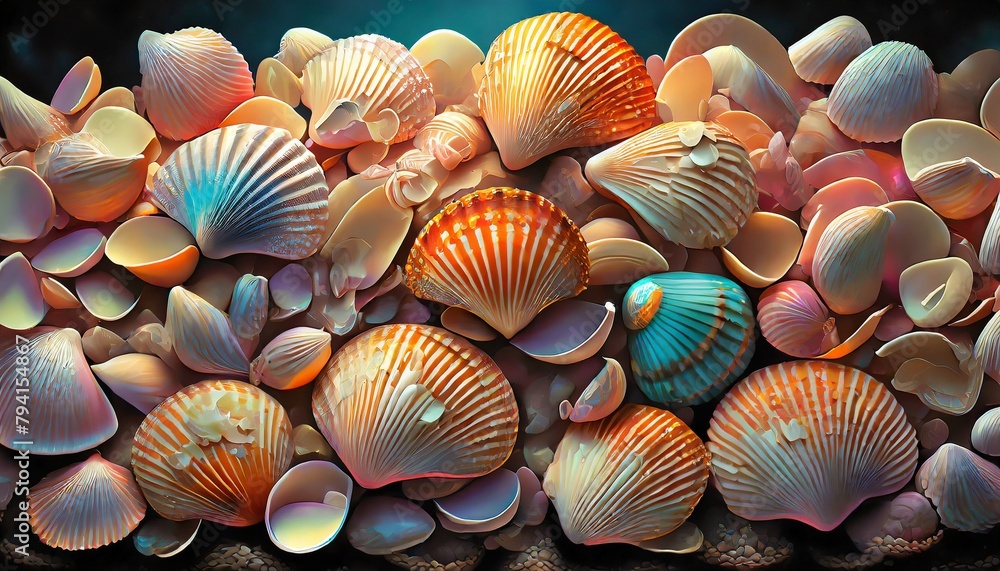 shells background shells background