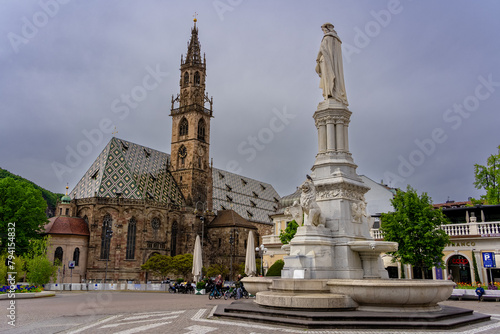 the beautiful old town of Bolzano in South Tyrol