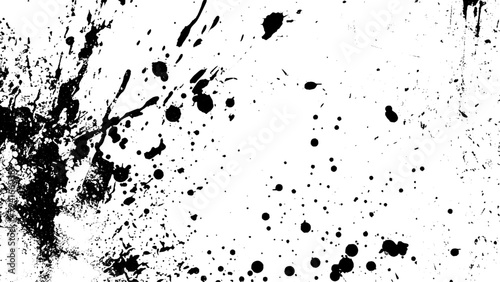 Wallpaper Mural Distressed grunge, noise texture design element. Black and white vector background. Distress overlay vector texture Dust scratches design, aged photo editor layer, black grunge abstract background.	 Torontodigital.ca