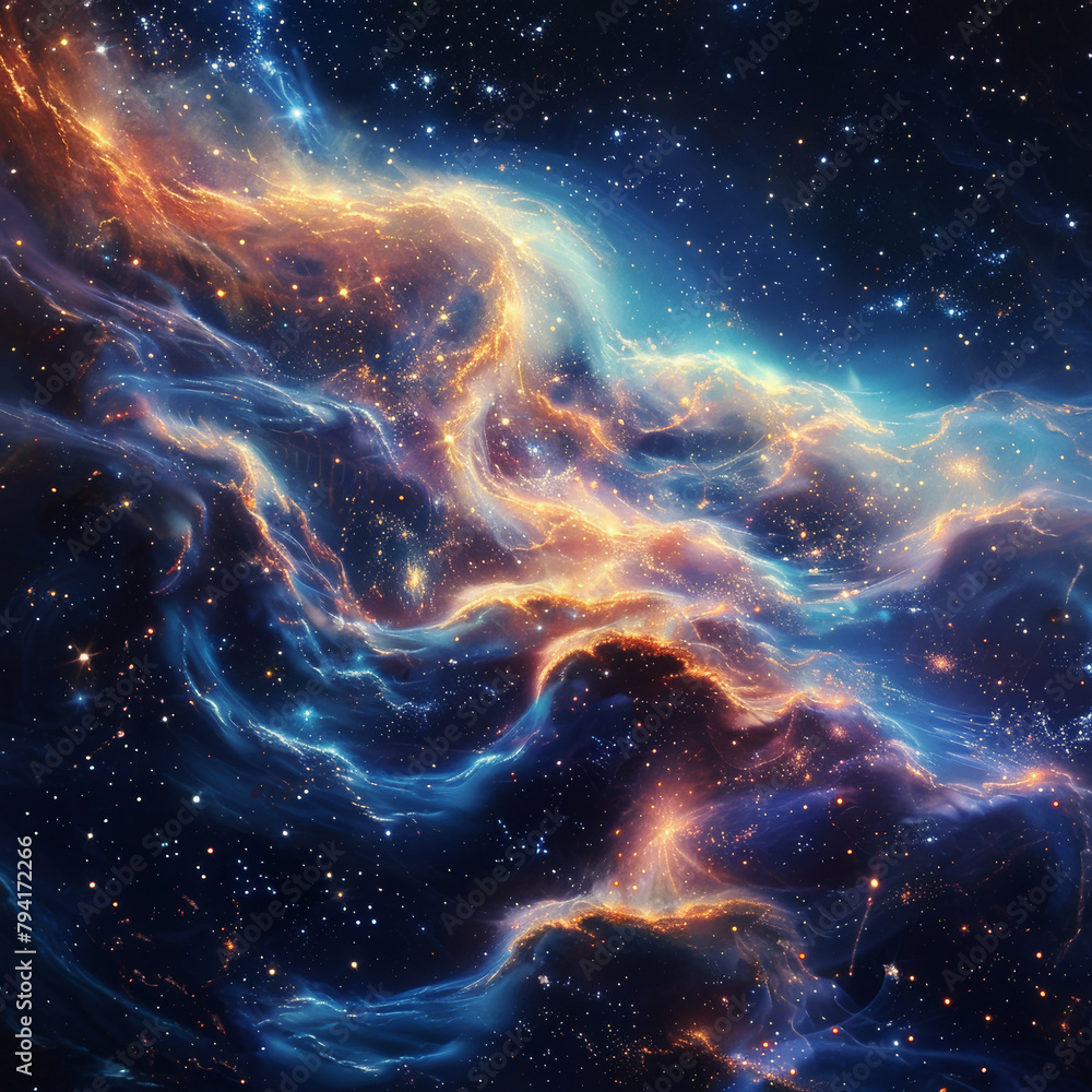 Milky Way Symphony A Celestial Tapestry of Stars - Light and Nebulae Milky Way Symphony A Celestial Tapestry of Stars - Light and Nebulae