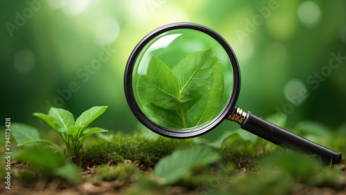 Green Magnify: Illustrating Sustainable Business Practices through a Magnifying Glass