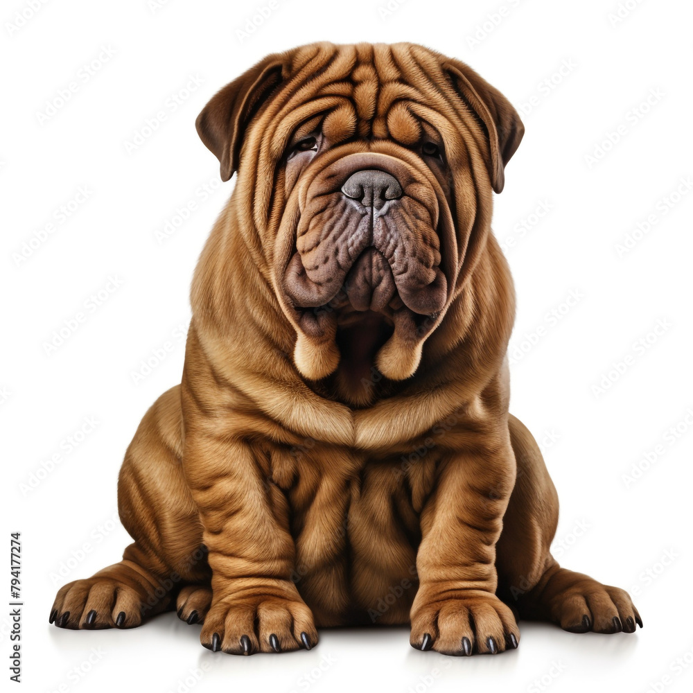 clipart shar pei dark hair sitting сreated with Generative Ai clipart shar pei dark hair sitting сreated with Generative Ai