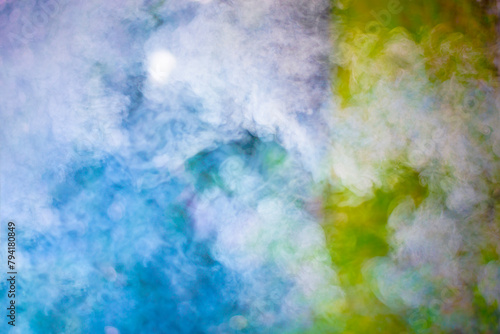 Abstract background smoke pattern with colorful colors