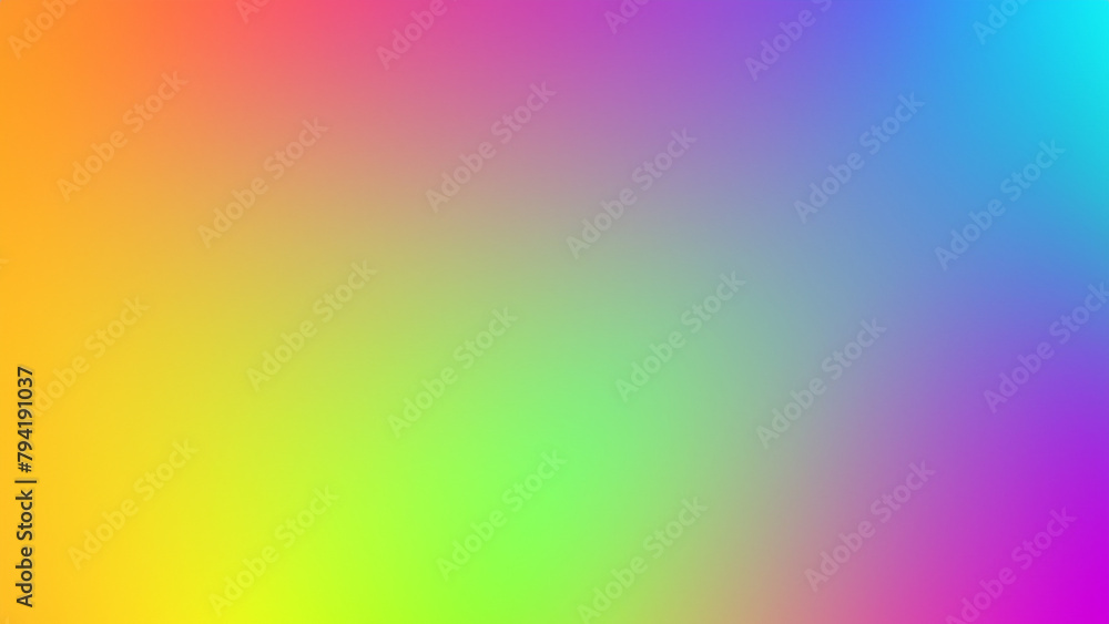 Colorful color background.In green purple orange blue yellow 