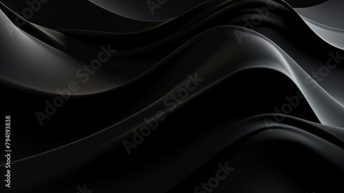 Abstract Modern Background in black