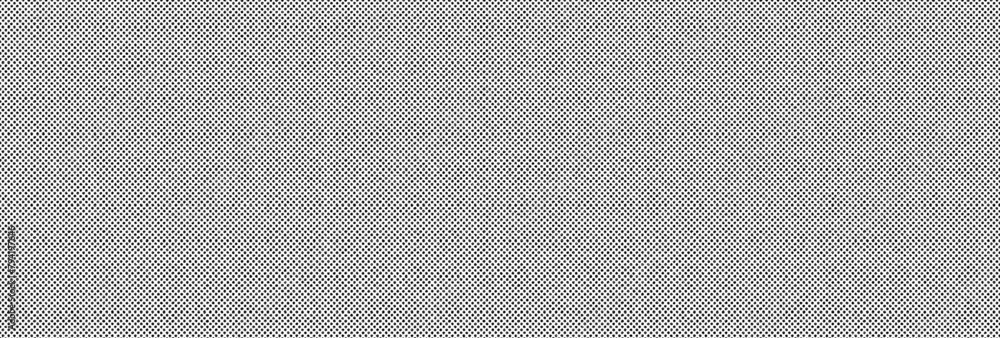 Naklejka premium Czarnobiały półton, halftone. Baner, miejsce na tekst. Czarne kropeczki na białym tle. Bezszwowe, czarne kropeczki, tło grungowe