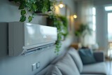 Air Source Heat Pump Installed in Modern Home Generative AI