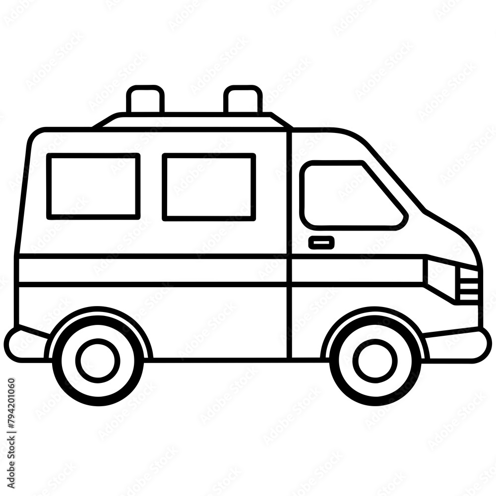ambulance car illustration vector ambulance car illustration vector