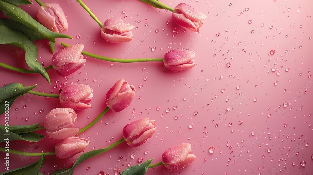 Festive Mother's Day Backdrop with Copyspace Generative AI Festive Mother's Day Backdrop with Copyspace Generative AI