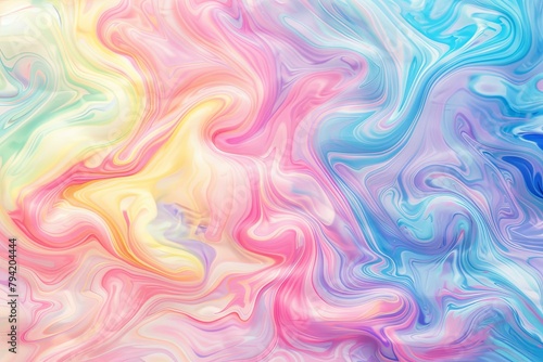 Vibrant Abstract Color Swirls