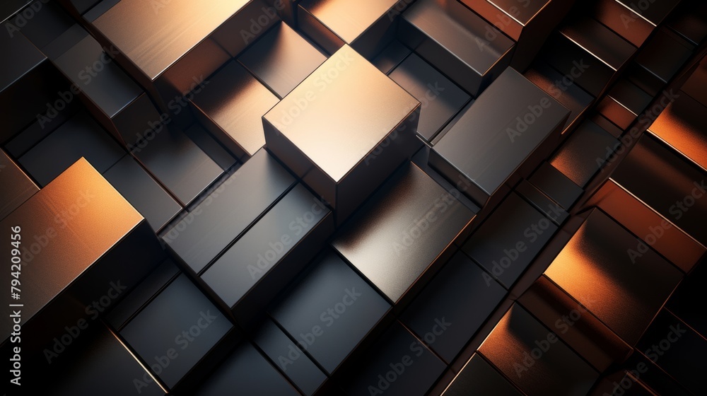 Metalic and black gold geometric background Metalic and black gold geometric background