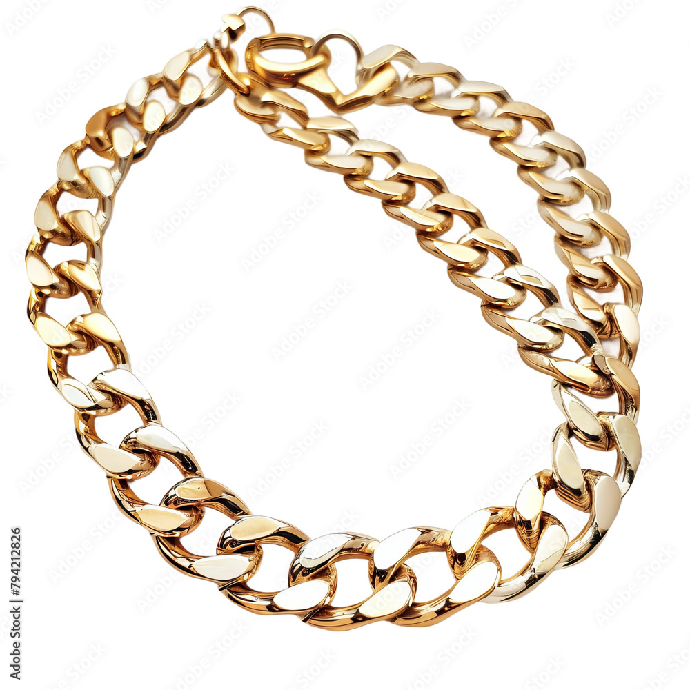 Obraz premium chain isolated on white
