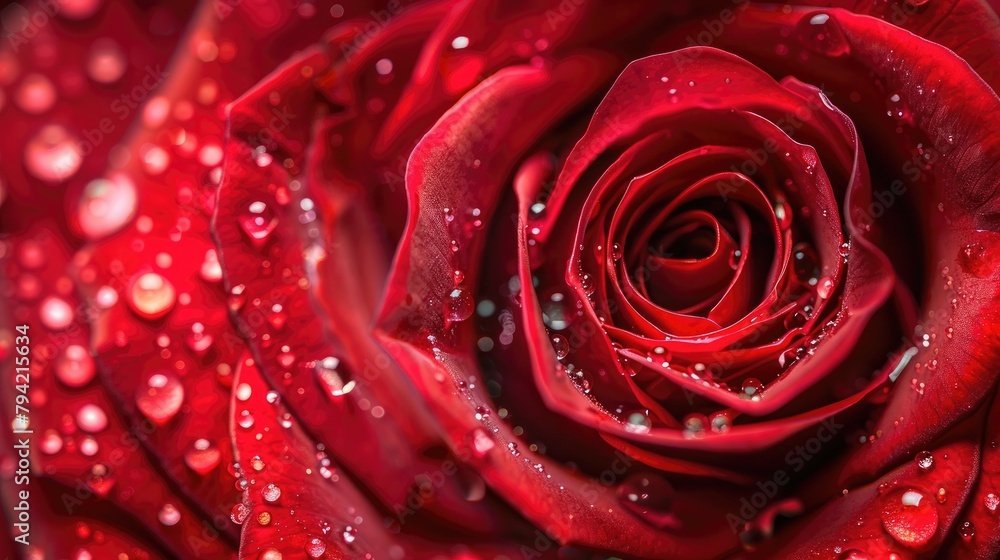 Valentine s Day Red Rose Macro Photography Valentine s Day Red Rose Macro Photography