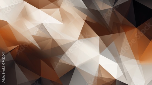 Modern style abstract background brown, gray and white colors trendy geometric