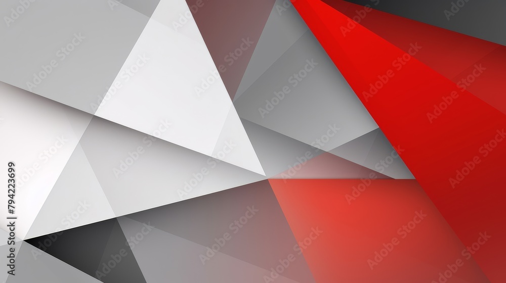 Modern style abstract background red, gray and white colors trendy geometric Modern style abstract background red, gray and white colors trendy geometric