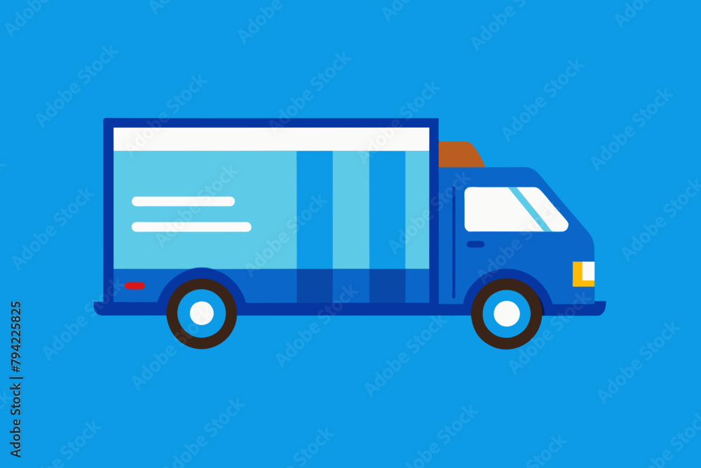 delivery truck vector illustration