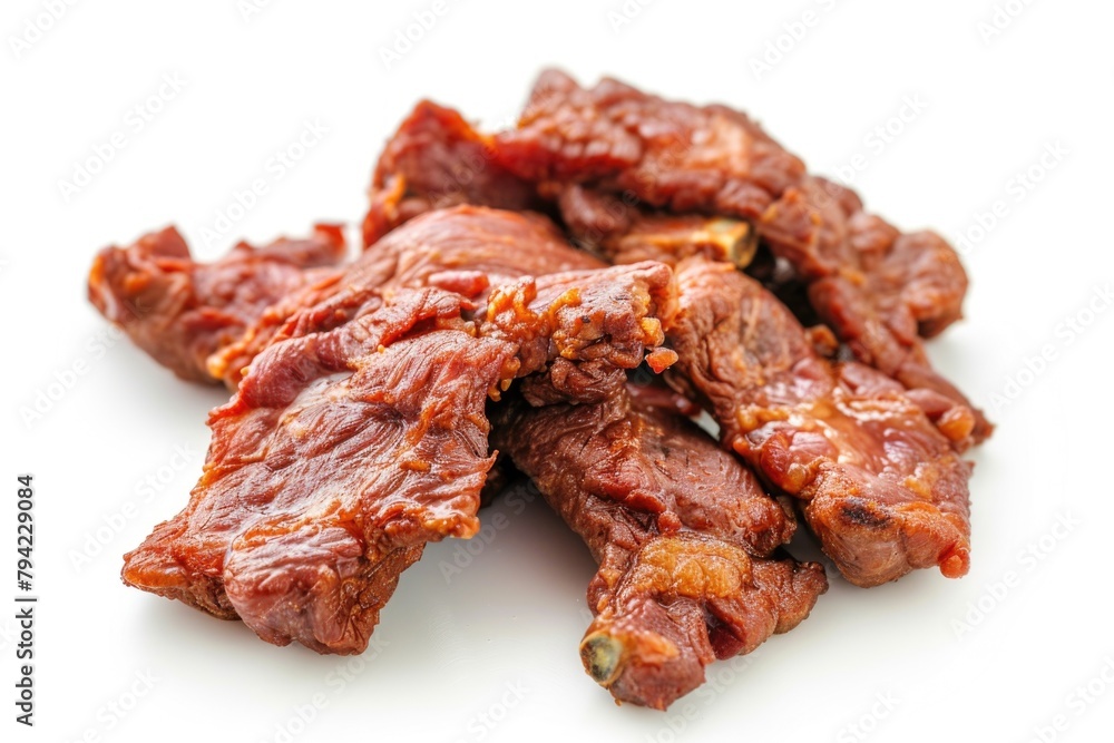Fresh pile of meat, suitable for food industry Fresh pile of meat, suitable for food industry