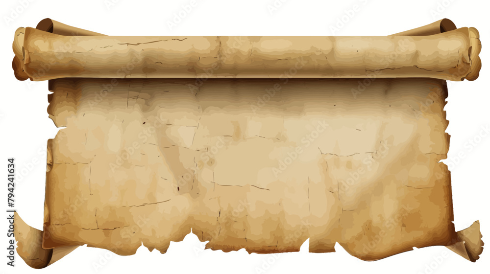 a piece of parchment paper with some writing on it