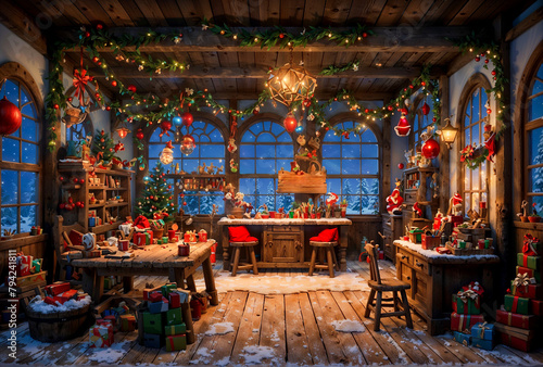 Santa's Workshop: Inside the North Pole Wonderland