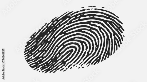 a black and white photo of a fingerprint