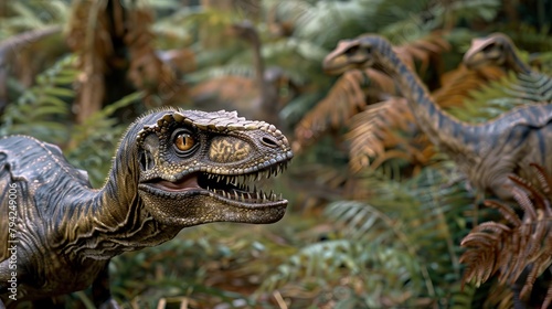 Velociraptor Pack Coordination © Andreas