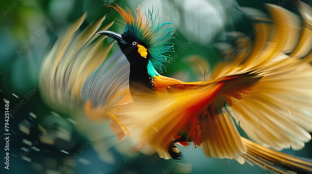 Fototapeta premium Graceful Courtship Display