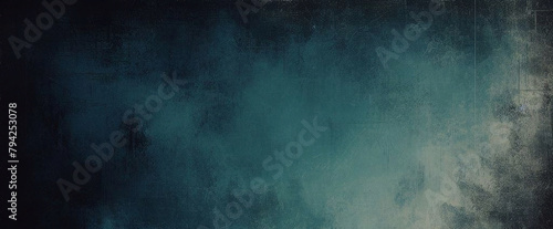 Patrón de fondo azul abstracto en diseño de textura grunge colores azul verde y turquesa en ilustración pintada moteada y sucia