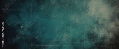 Patrón de fondo azul abstracto en diseño de textura grunge colores azul verde y turquesa en ilustración pintada moteada y sucia photo