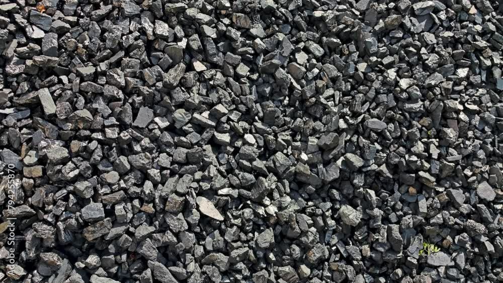 Heap of a coal on the ground Heap of a coal on the ground