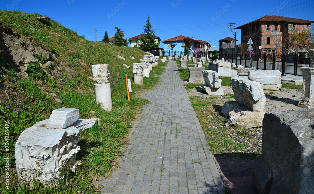 Prusias ad Hypium Antic City in Konuralp, Duzce, Turkey Prusias ad Hypium Antic City in Konuralp, Duzce, Turkey