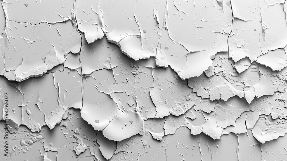 A black-and-white image of a wall with paint chips A black-and-white image of a wall with paint chips