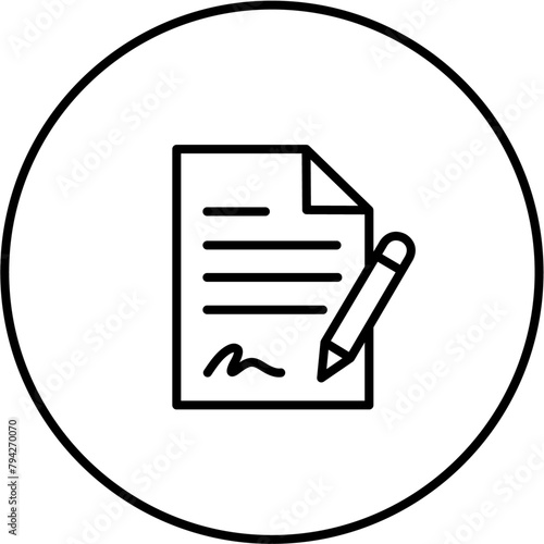 Contract, signing, contract signing, legal, document, sign, lawyer, solicitor,  icon in black