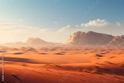 sunrise in the desert © Nature creative