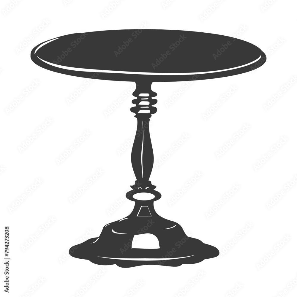 Silhouette cake platter black color only full Silhouette cake platter black color only full