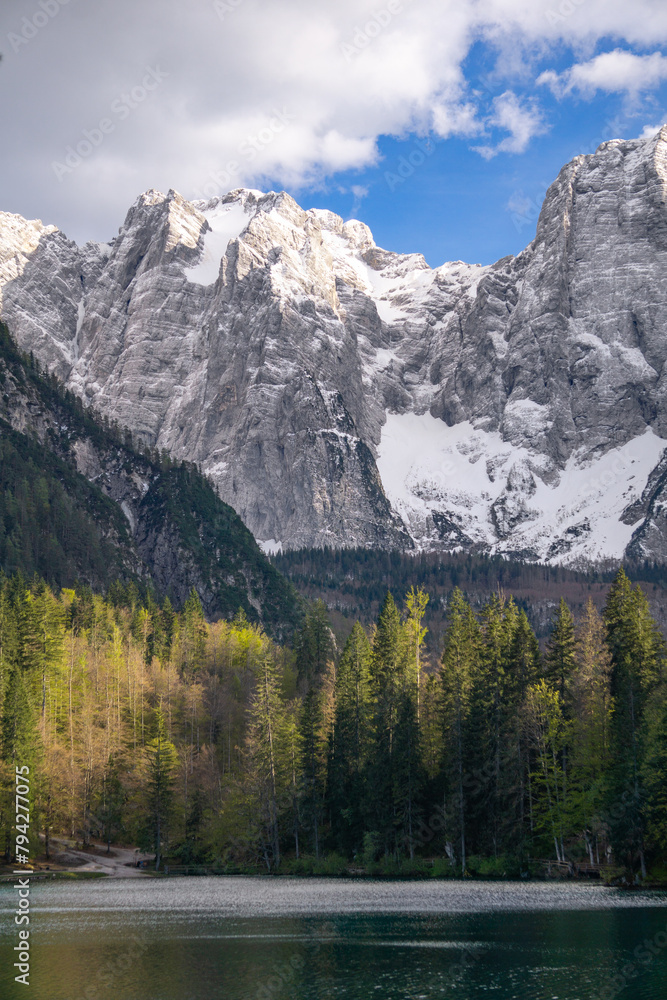 Mountain landscape of the italian alps on a sunny day Mountain landscape of the italian alps on a sunny day
