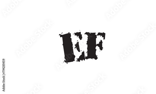 Alphabet letters Initials Monogram logo EF, FE, E and F