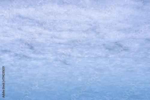 Natural texture of ice, frozen lake  as  background. © Nikolay