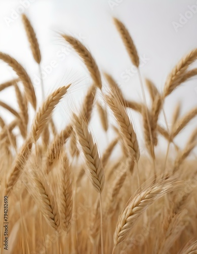 ears of wheat on a field